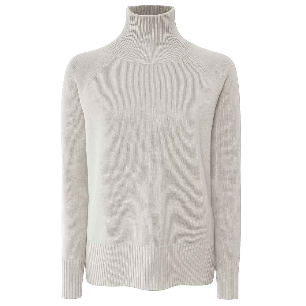 Emilio Romanelli Beige Cashmere Women Sweater