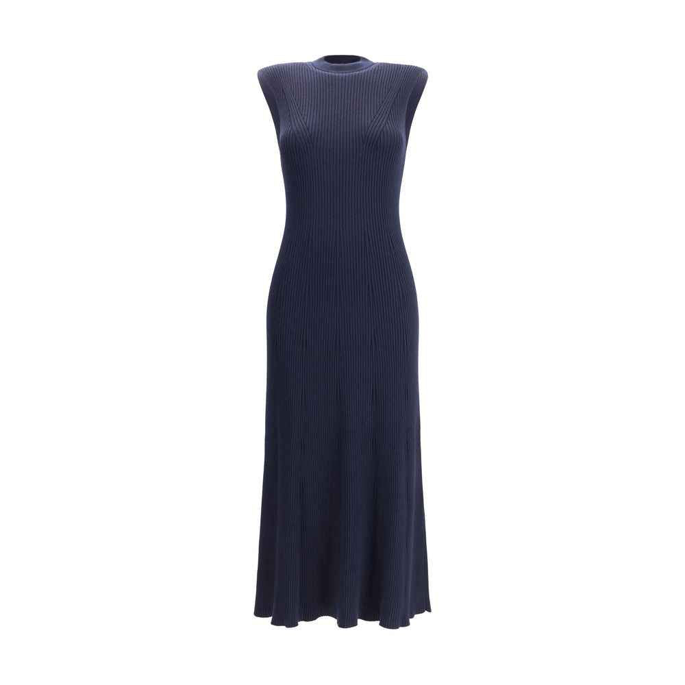 SA SU PHI Ribbed Cashmere Silk Sleeveless Long Dress