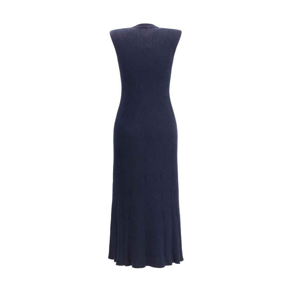 SA SU PHI Ribbed Cashmere Silk Sleeveless Long Dress