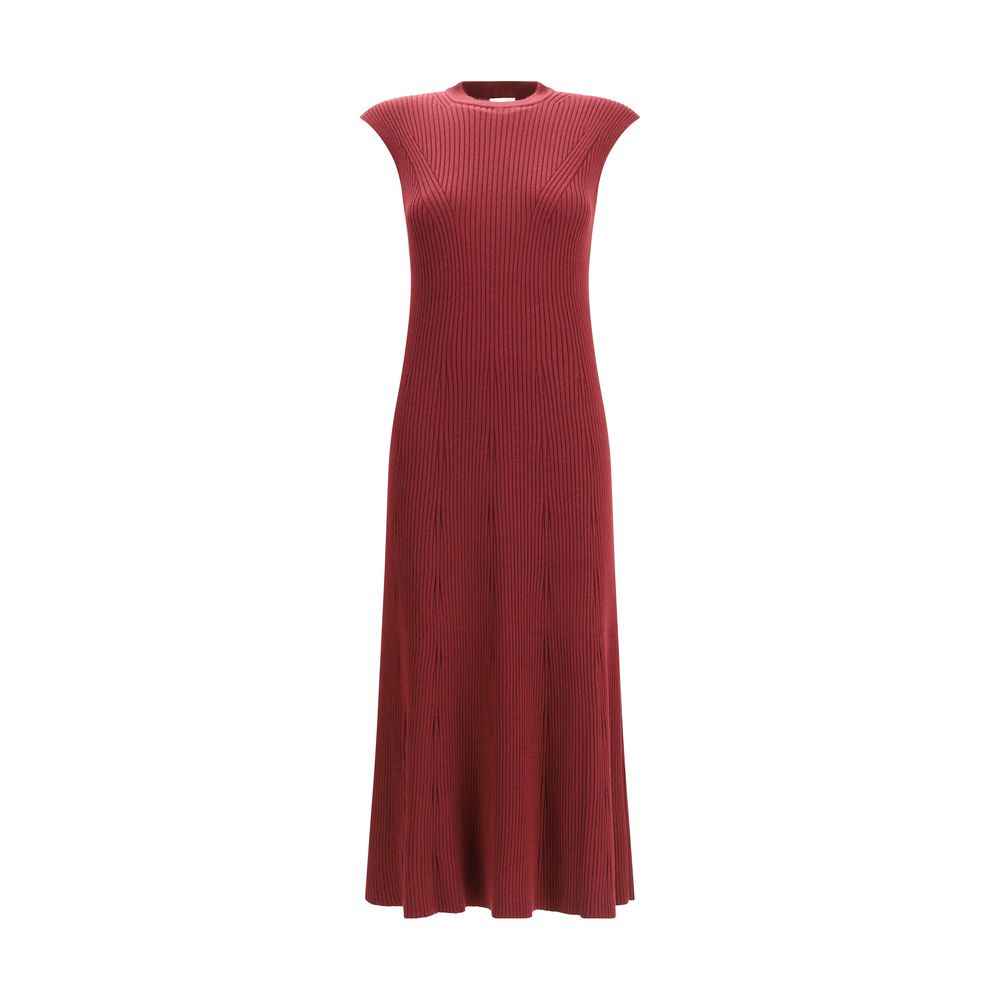 SA SU PHI Ribbed Cashmere Silk Sleeveless Long Dress
