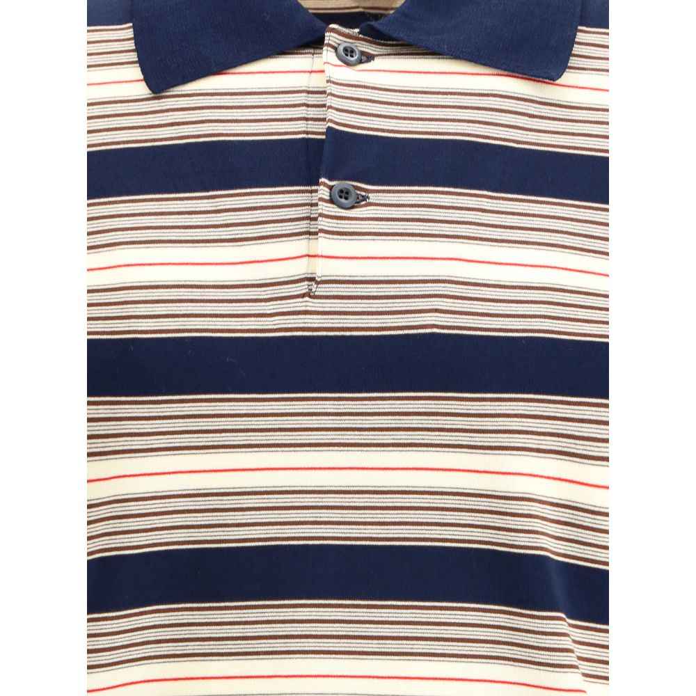 Prada Striped cotton Polo
