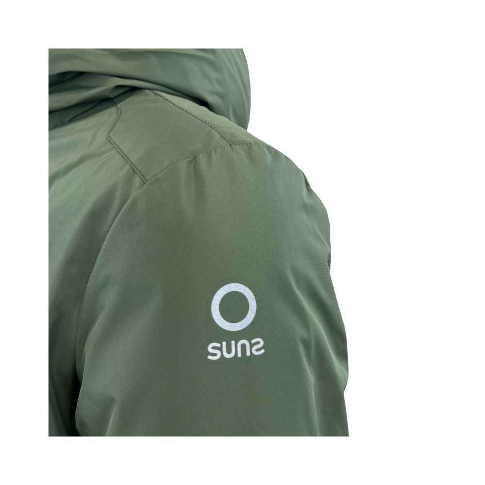 Suns Green Polyester Jackets & Coat