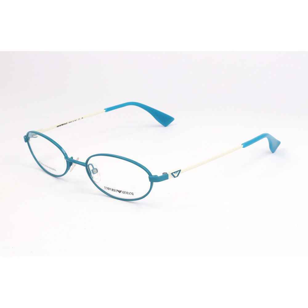 Emporio Armani Blue Stainless Steel Frames