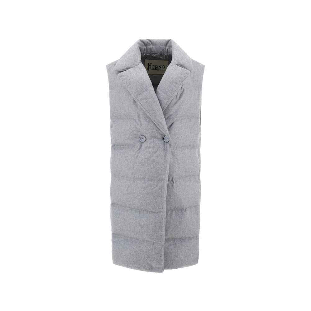 Herno Padded Long Gilet Coat