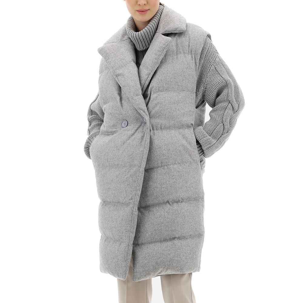 Herno Padded Long Gilet Coat