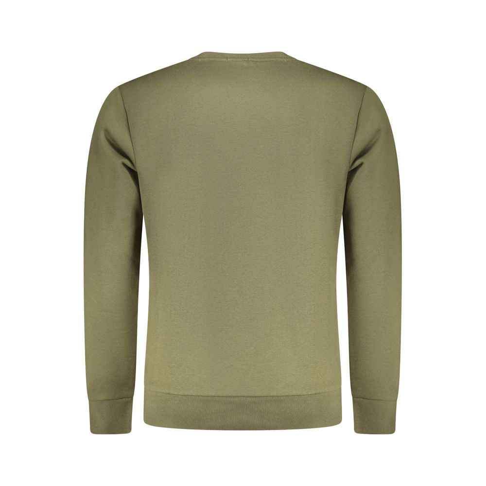 Rifle Green Cotton Men Sweater