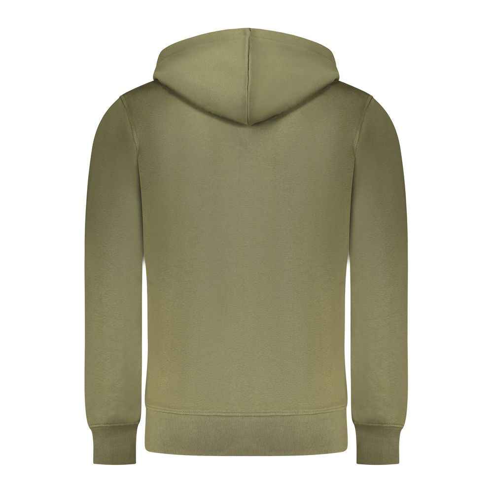 Rifle Green Cotton Men Sweater