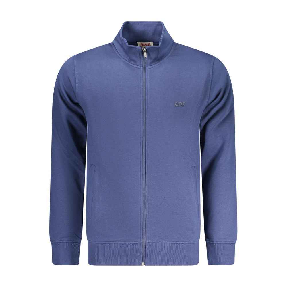 Rifle Blue Cotton Men Sweater