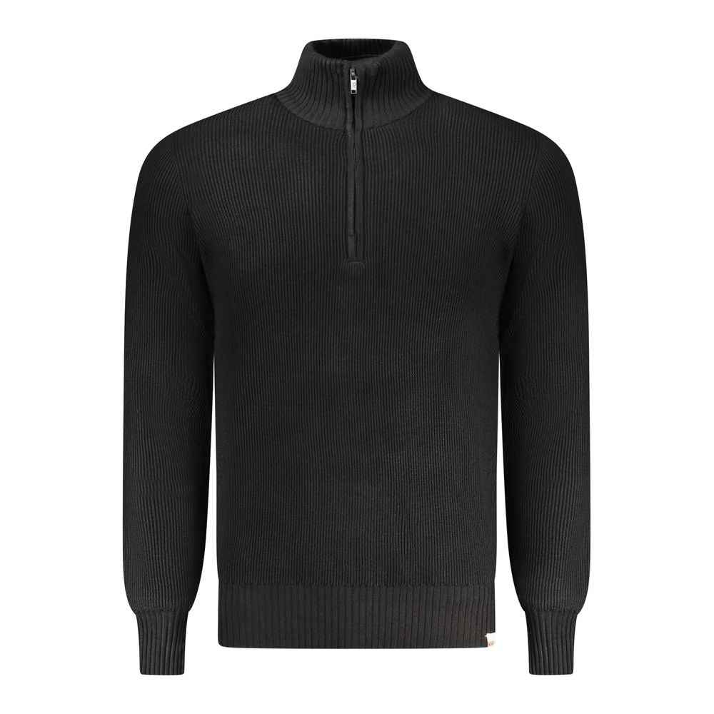 Rifle Black Nylon Men Sweater