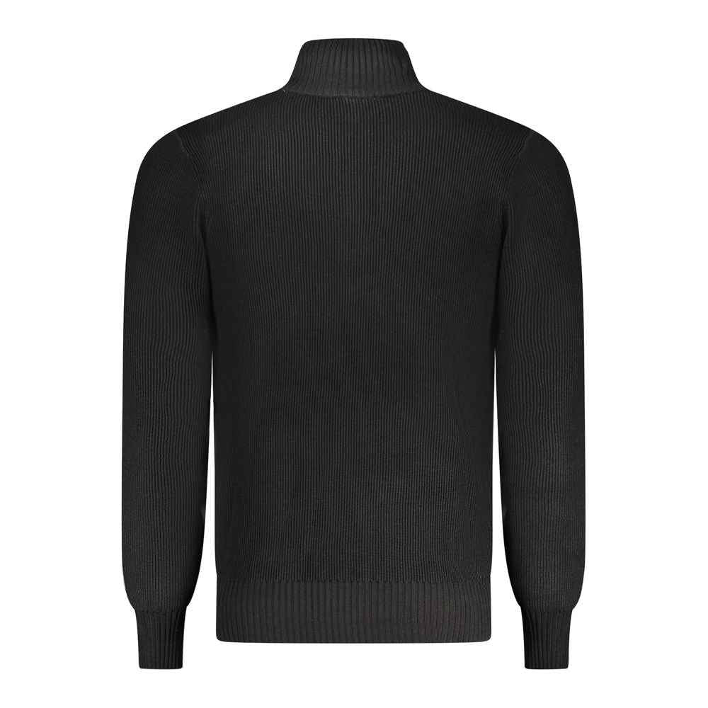 Rifle Black Nylon Men Sweater