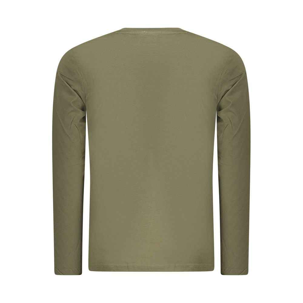 Rifle Green Cotton Men T-Shirt