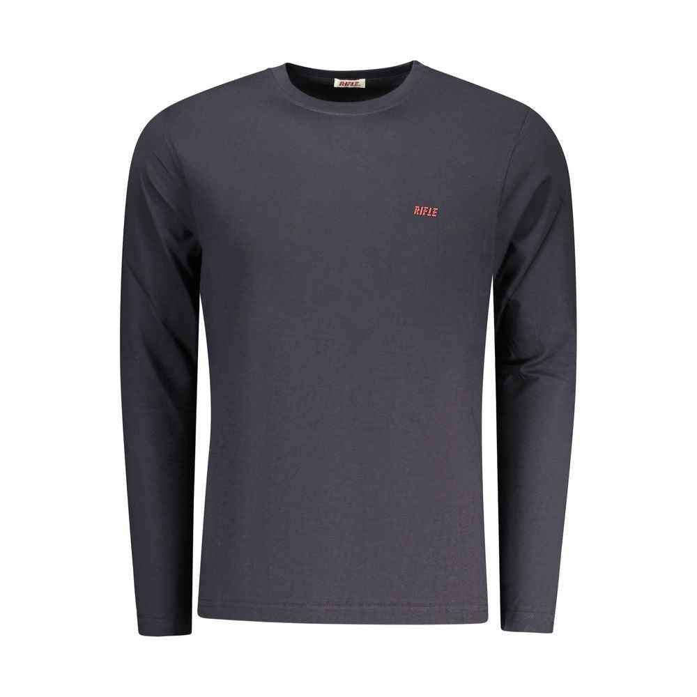 Rifle Blue Cotton Men T-Shirt