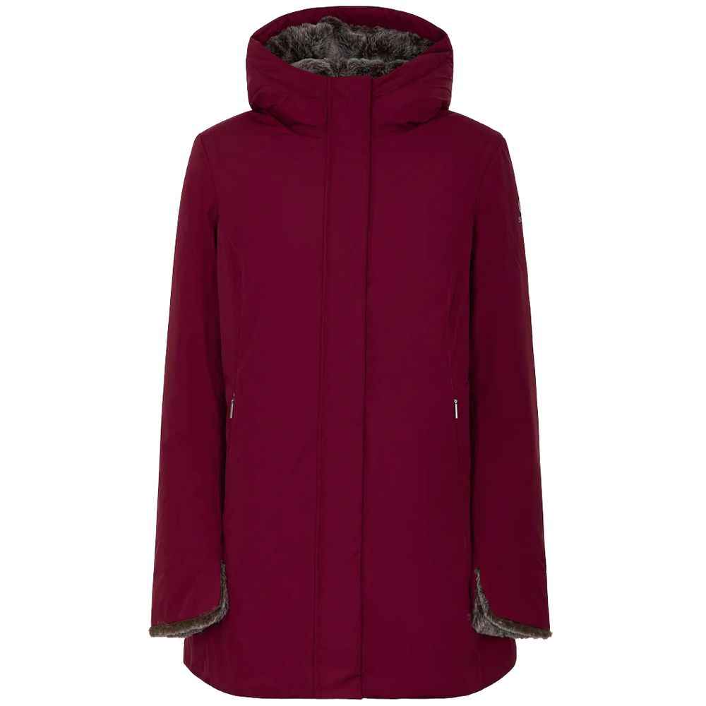 Suns Red Polyester Jackets & Coat
