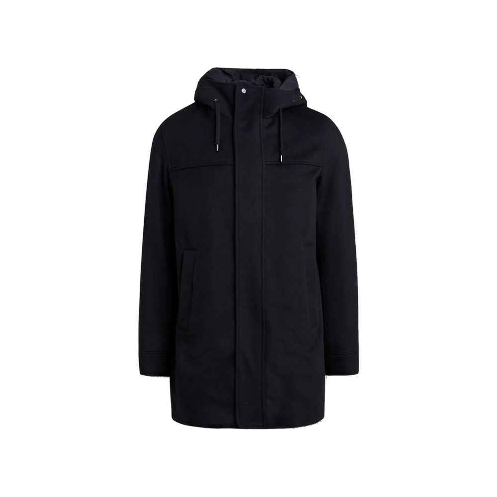 Herno Black Cashmere Coat