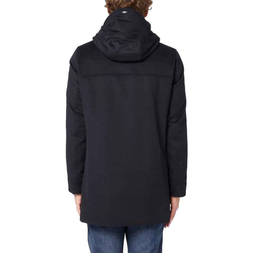 Herno Black Cashmere Coat
