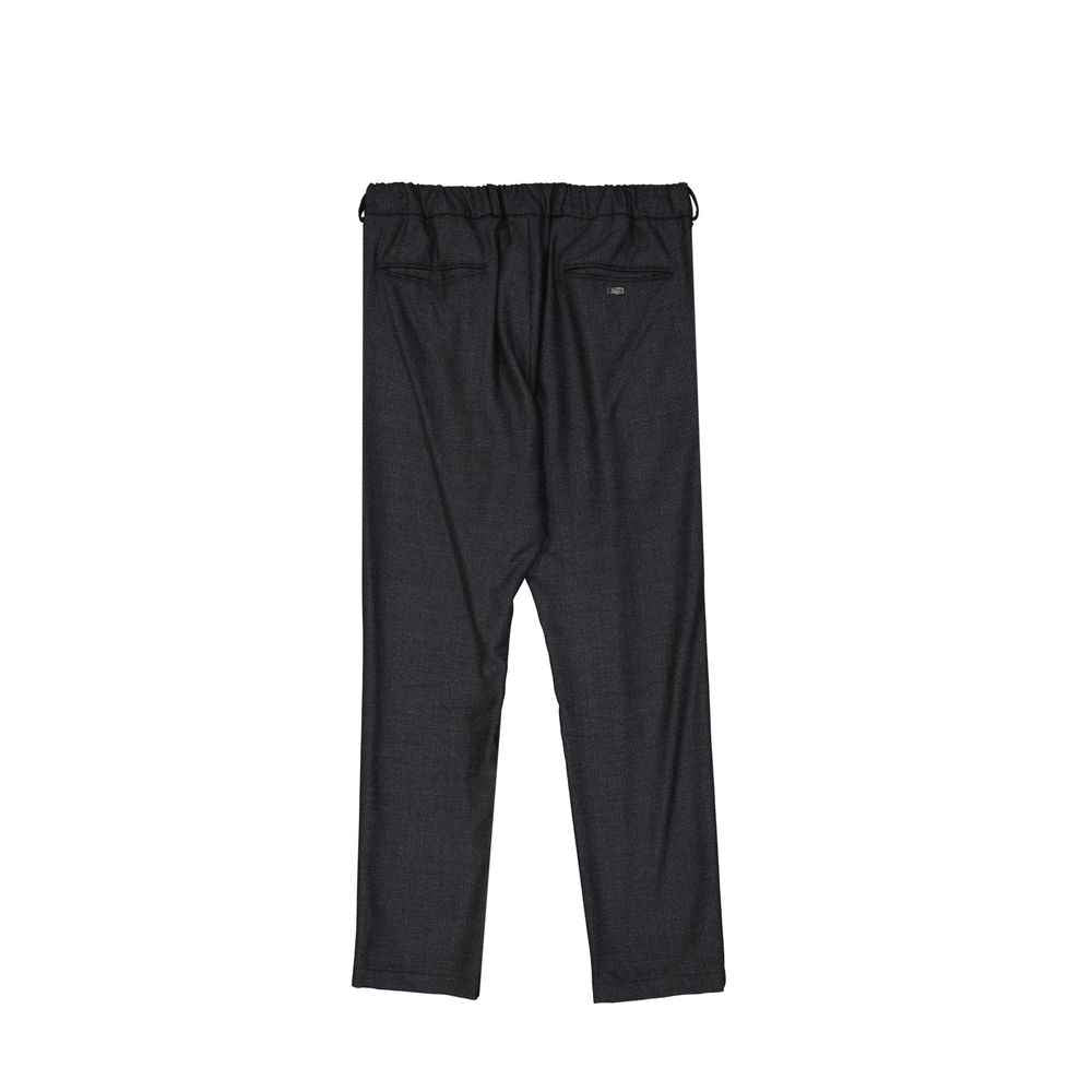 Herno Gray Wool Casual Pants