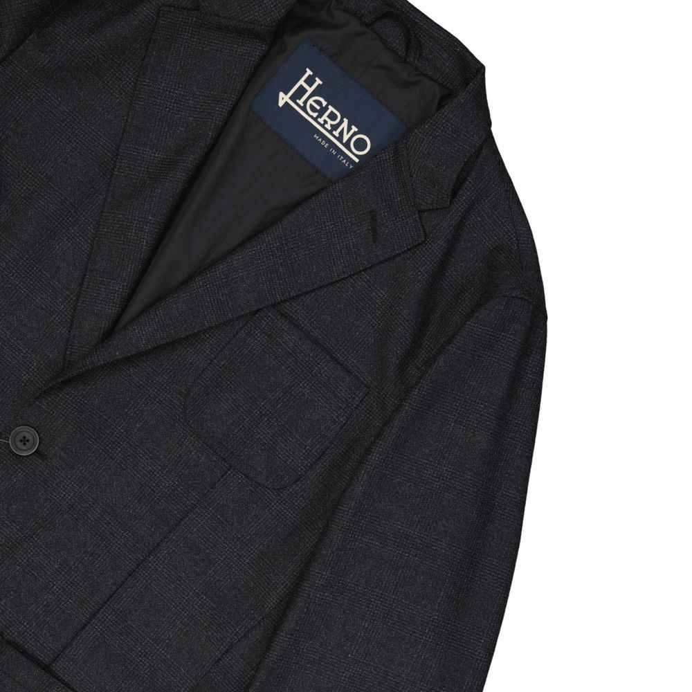 Herno Gray Wool Blazer