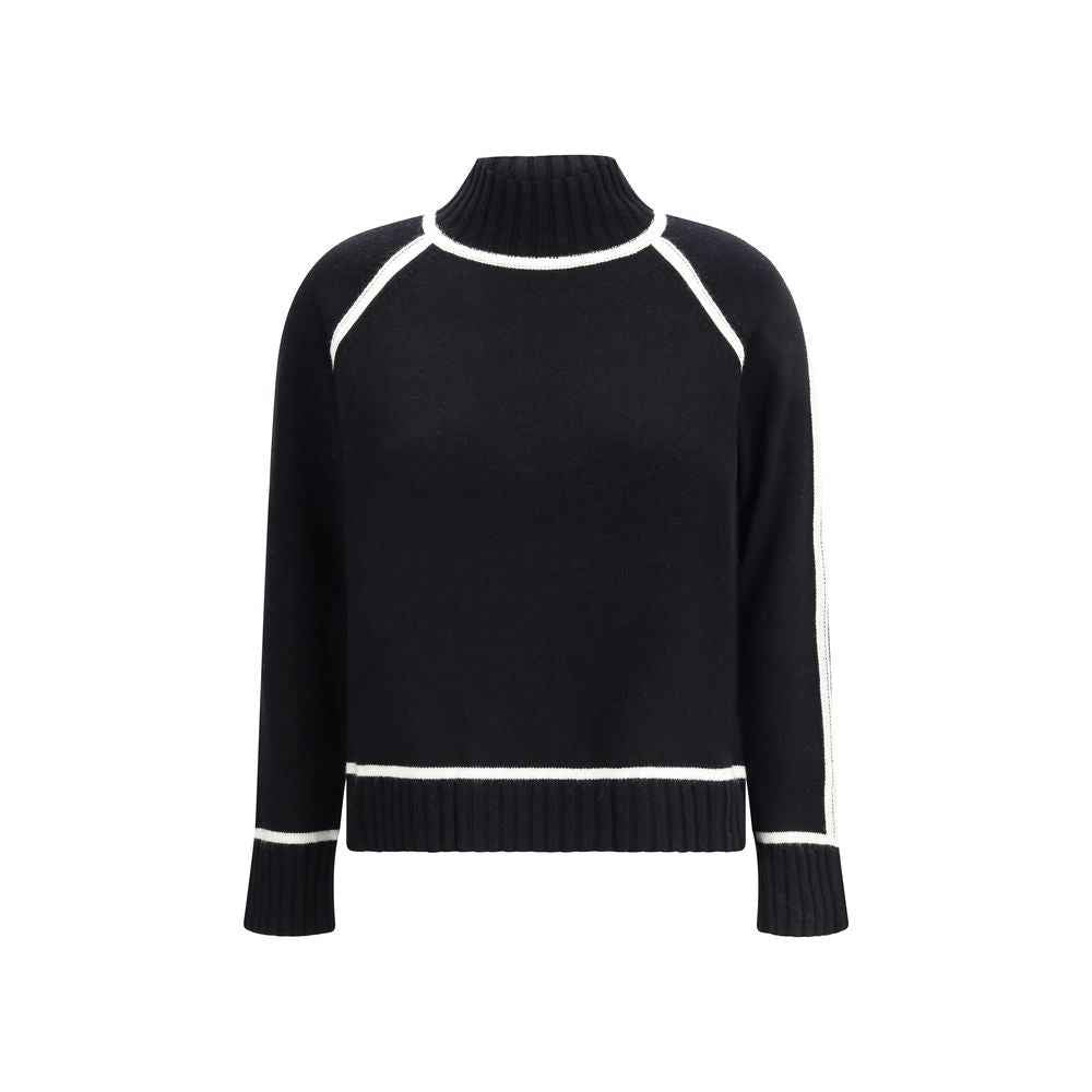 Max Mara Black Wool Turtleneck