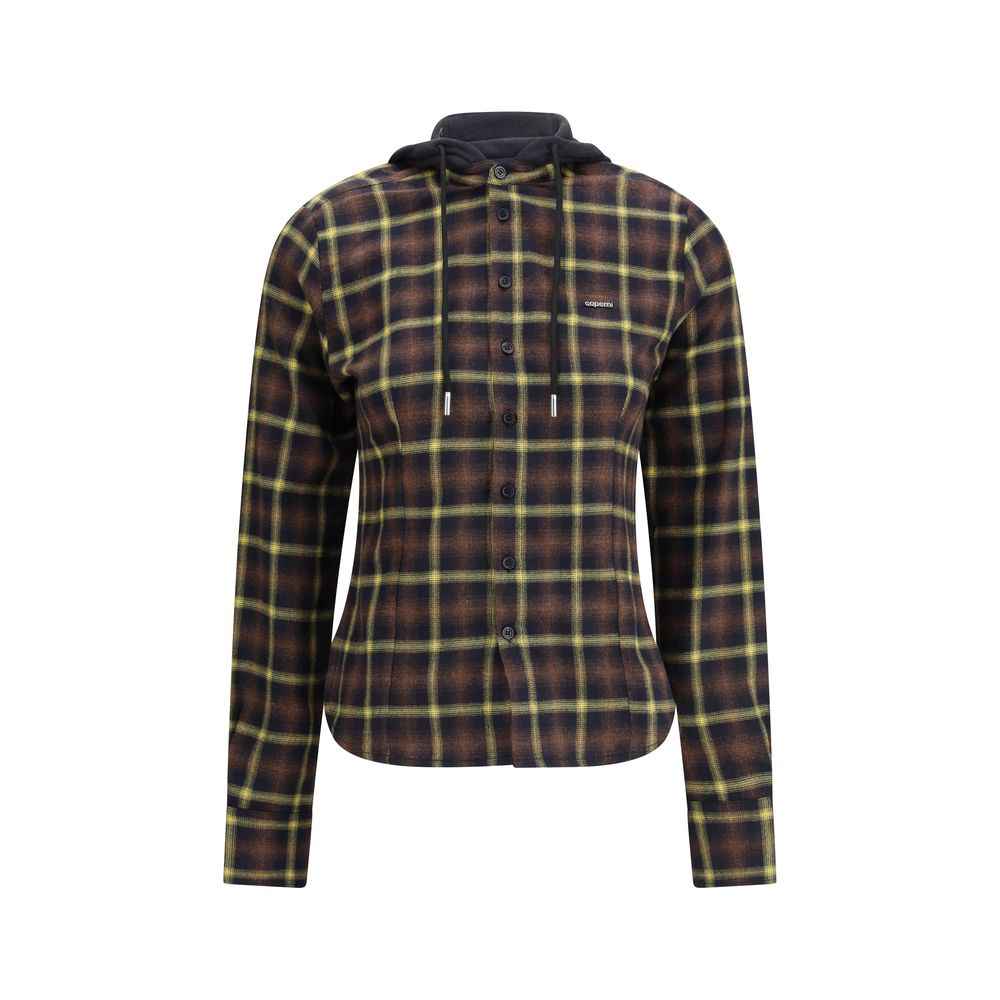 Coperni Brown Cotton Pattern Shirt