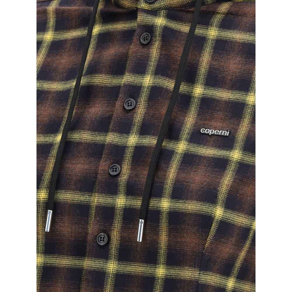 Coperni Brown Cotton Pattern Shirt