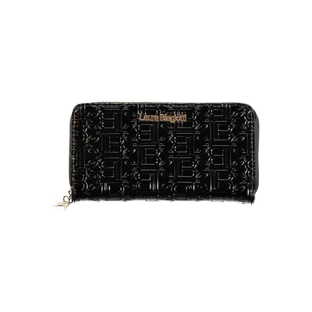 Laura Biagiotti Black Polyethylene Women Wallet