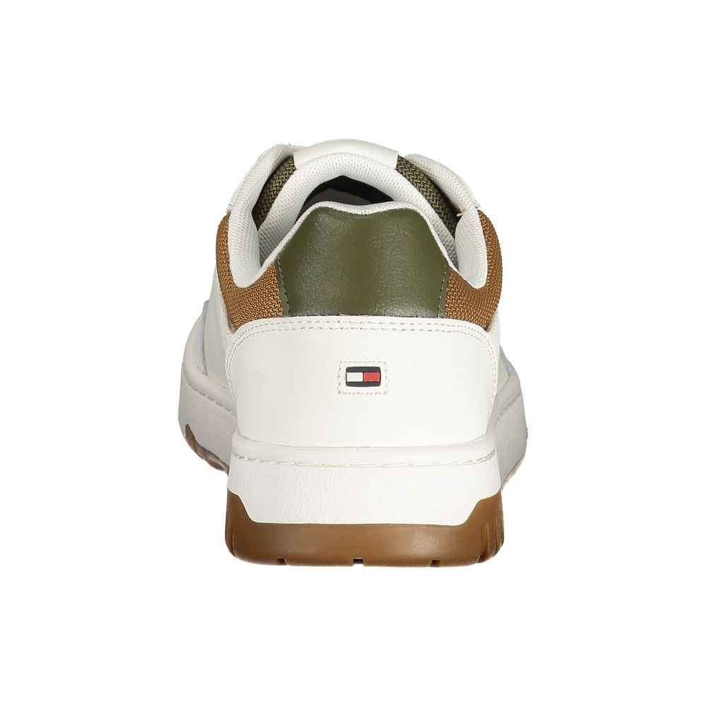 Tommy Hilfiger White Leather Men Sneaker