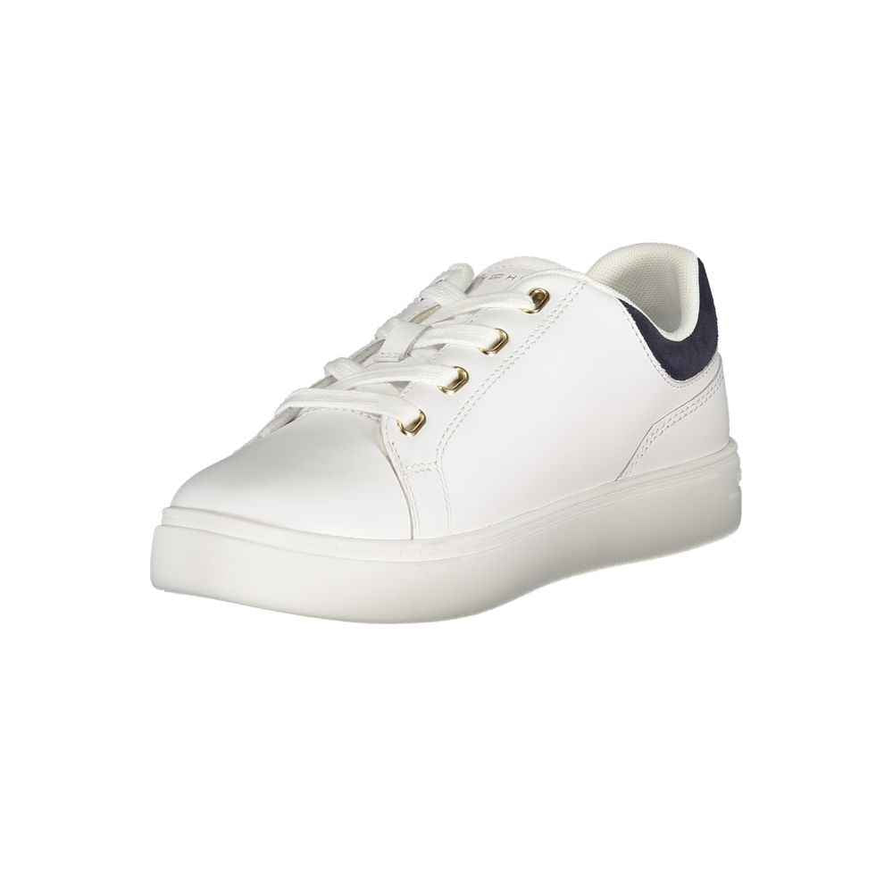 Tommy Hilfiger White Leather Women Sneaker