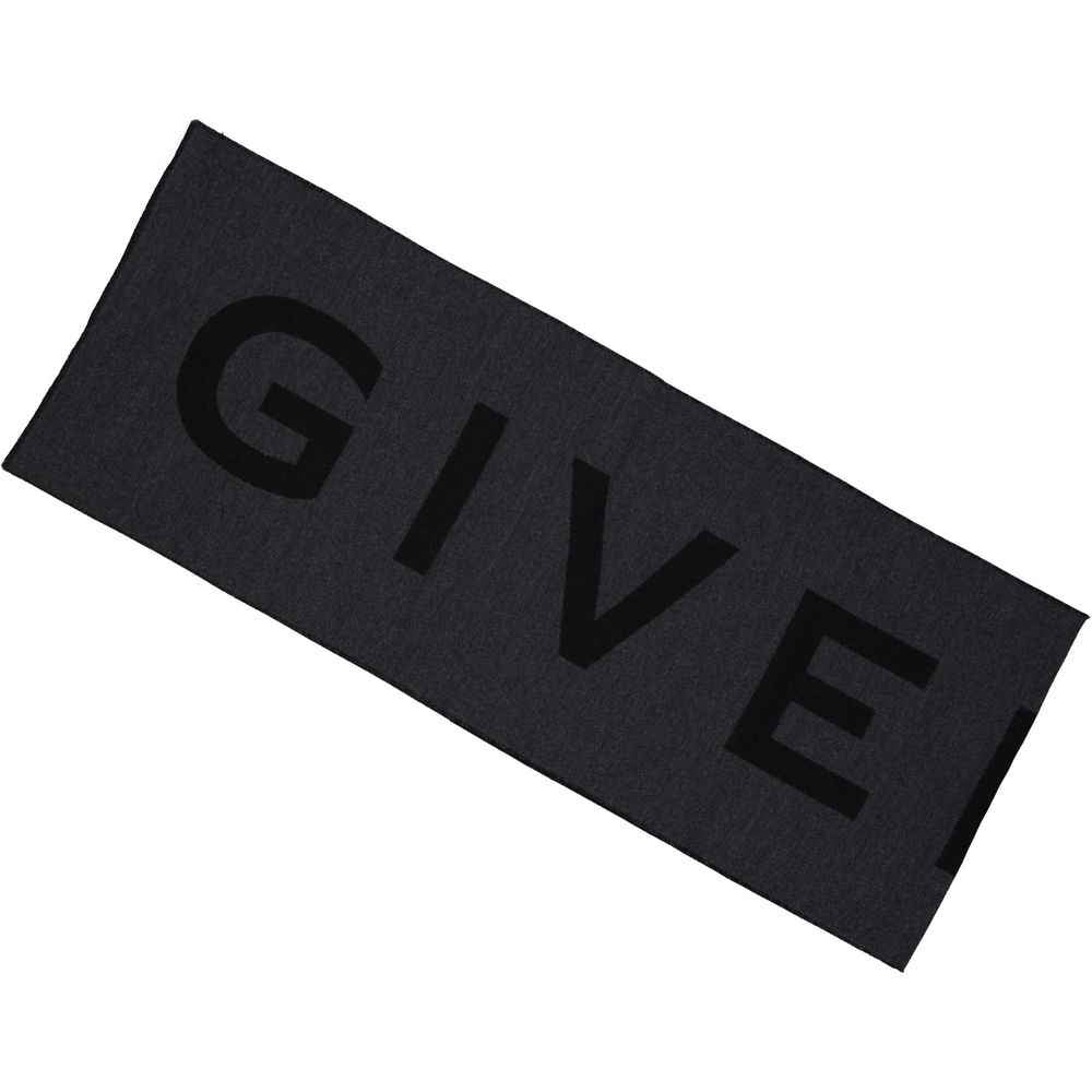 Givenchy Wool Logo Scarf