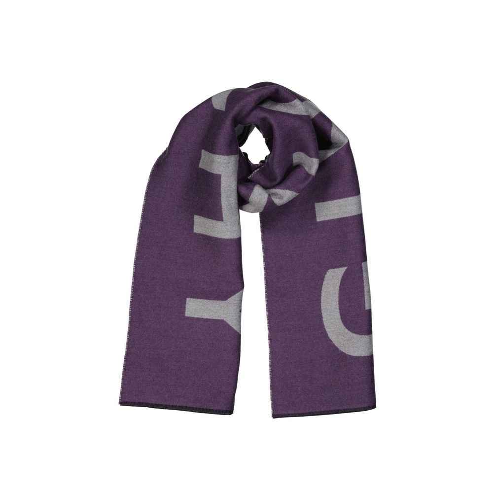Givenchy Purple Virgin Wool Scarf