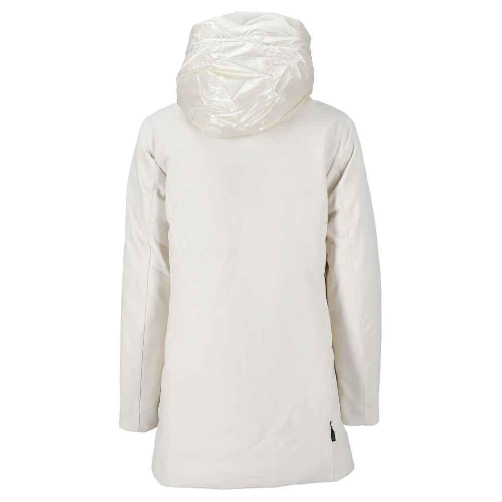 Suns White Polyester Jackets & Coat