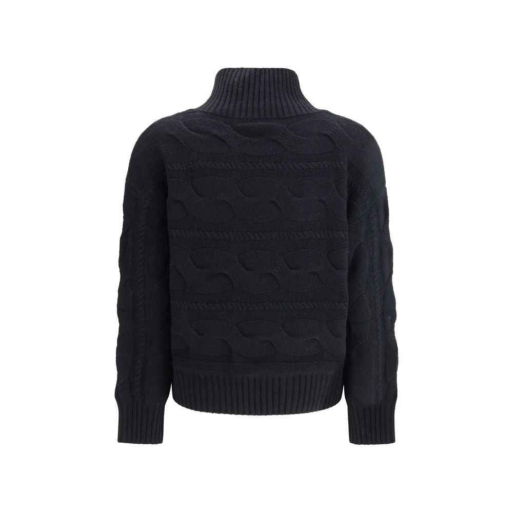 Max Mara Black Wool Sweatshirt