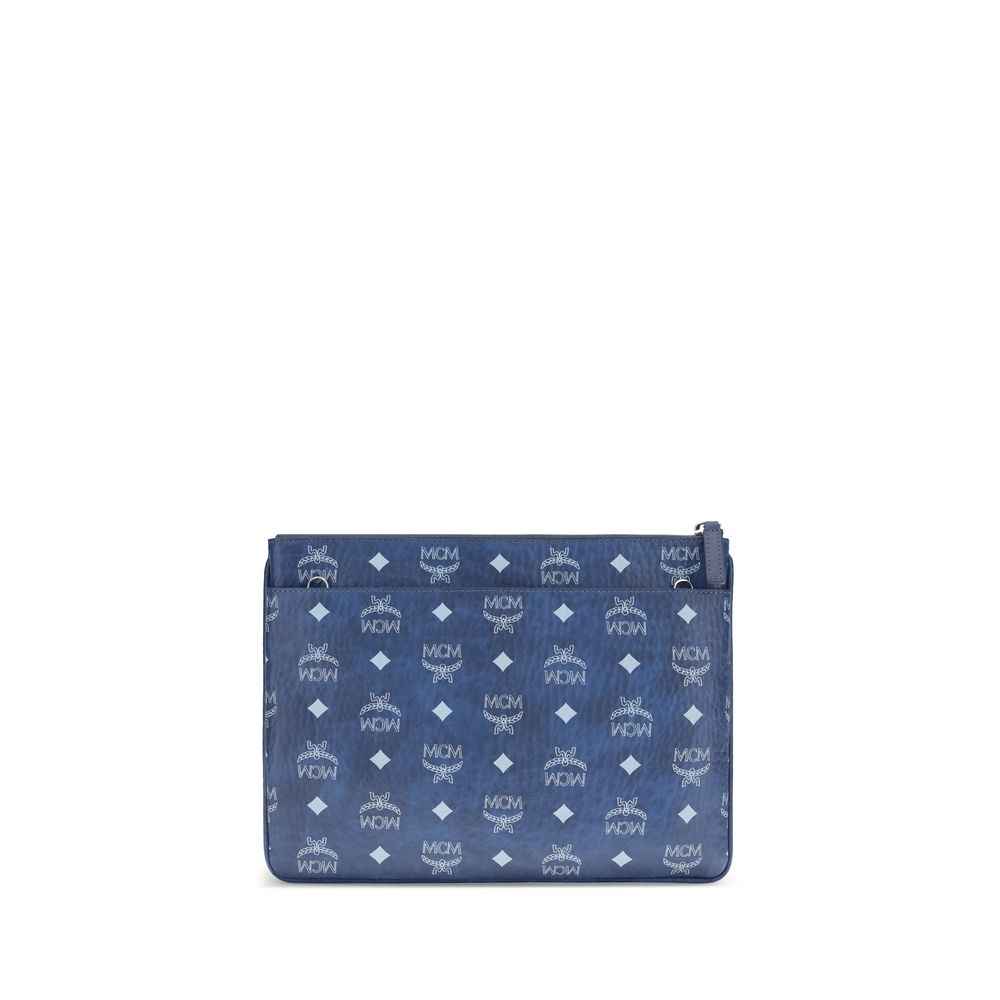 MCM Pouch with Visetos print