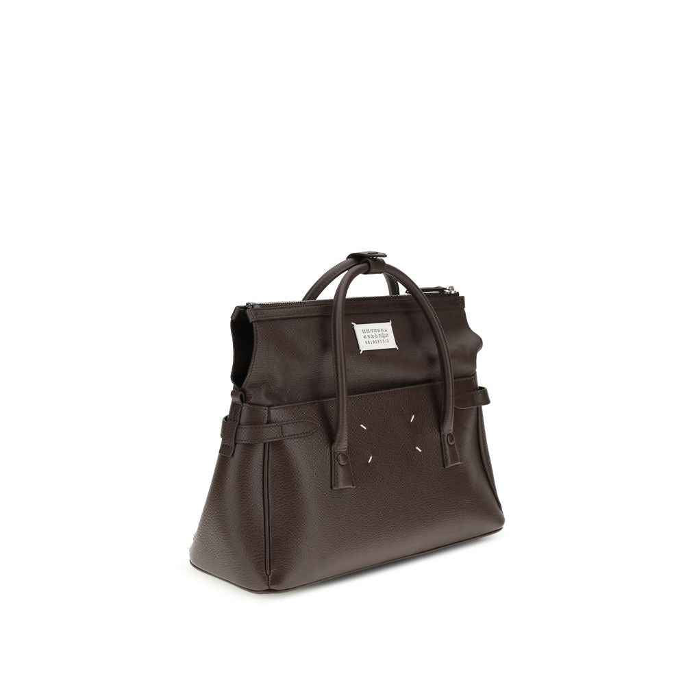 Margiela Brown Calf Leather Bos Taurus Handbag