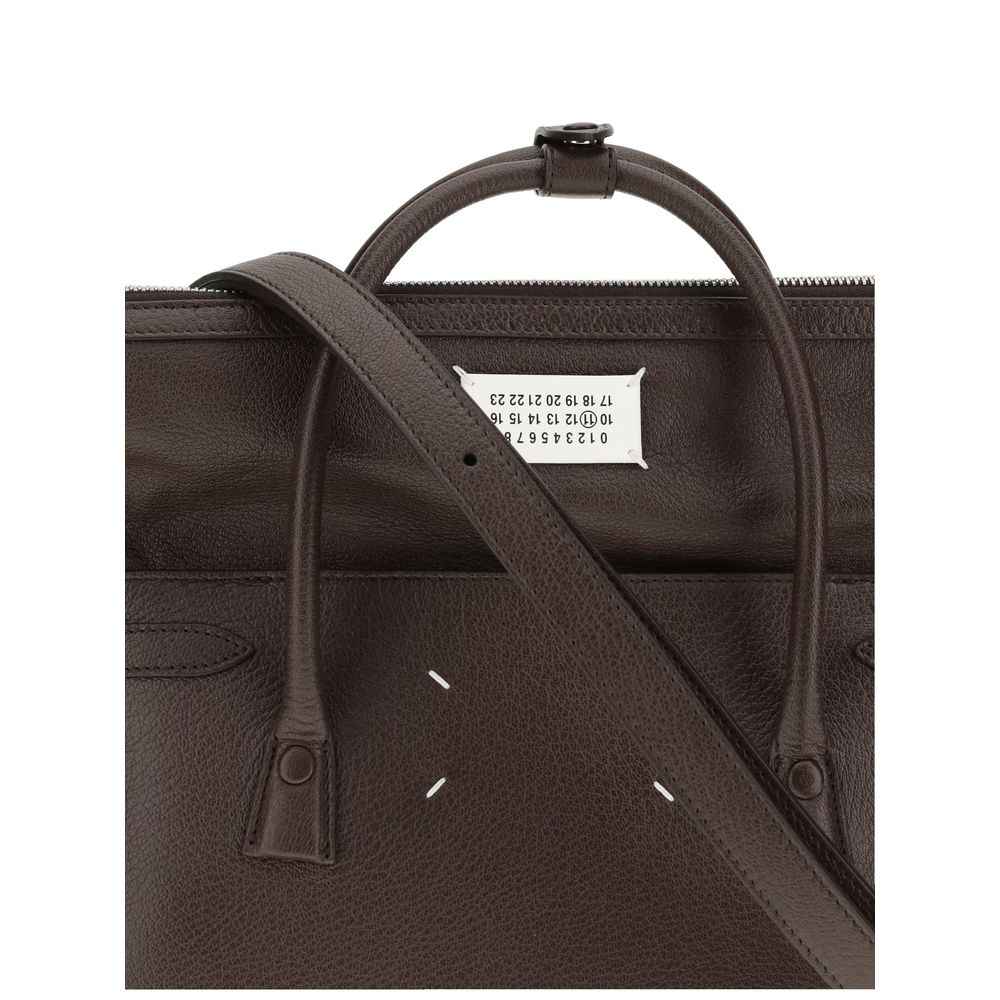 Margiela Brown Calf Leather Bos Taurus Handbag