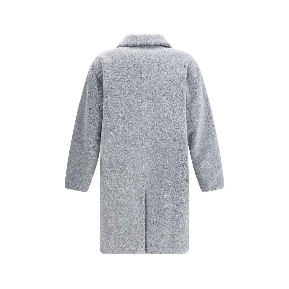 Herno Gray Polyester Coat