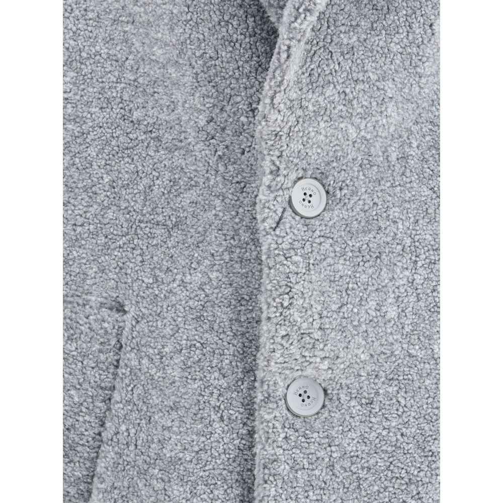 Herno Gray Polyester Coat