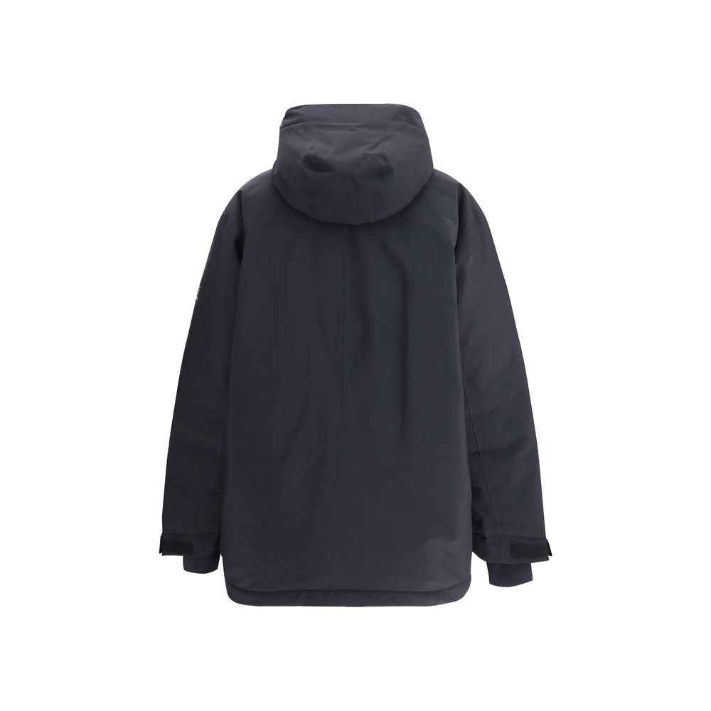 MM6 Black Polyester Parka