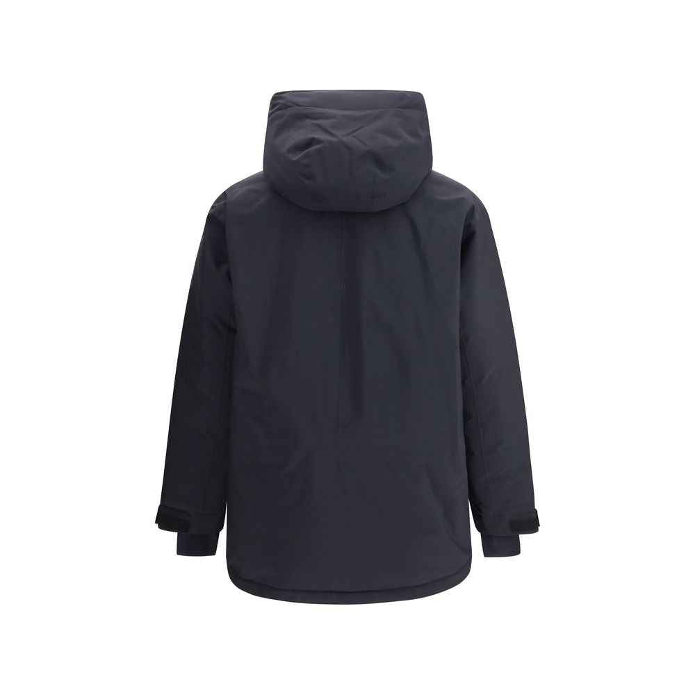 MM6 Black Polyester Parka