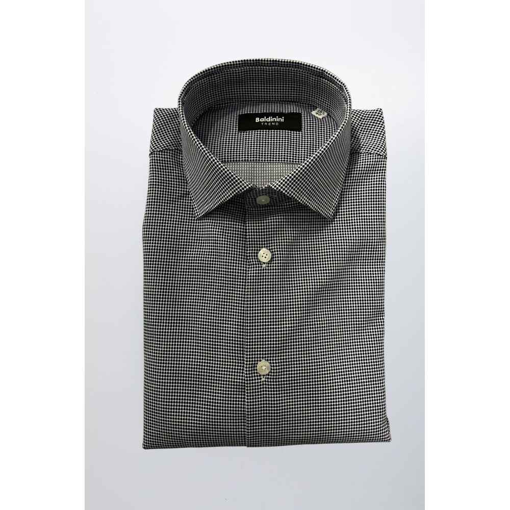 Baldinini Trend Blue Cotton Shirt