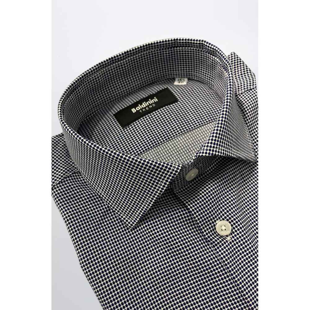 Baldinini Trend Blue Cotton Shirt