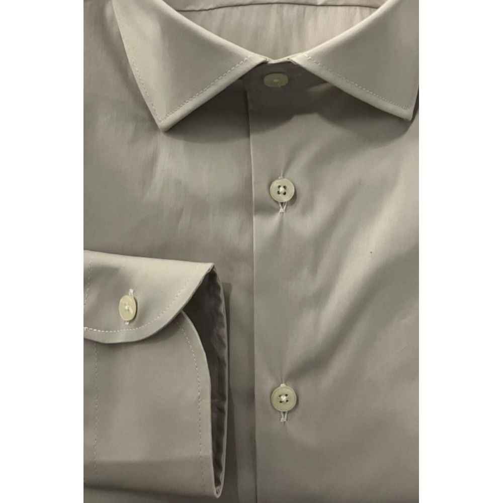 Baldinini Trend Beige Cotton Shirt