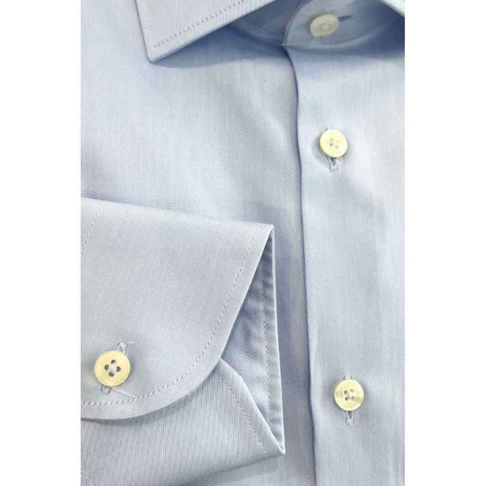Baldinini Trend Light Blue Cotton Shirt