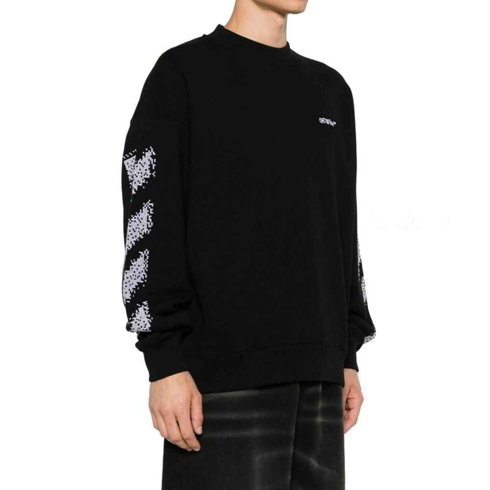 Off-White Off White Pixel Diag Sweatshirt
