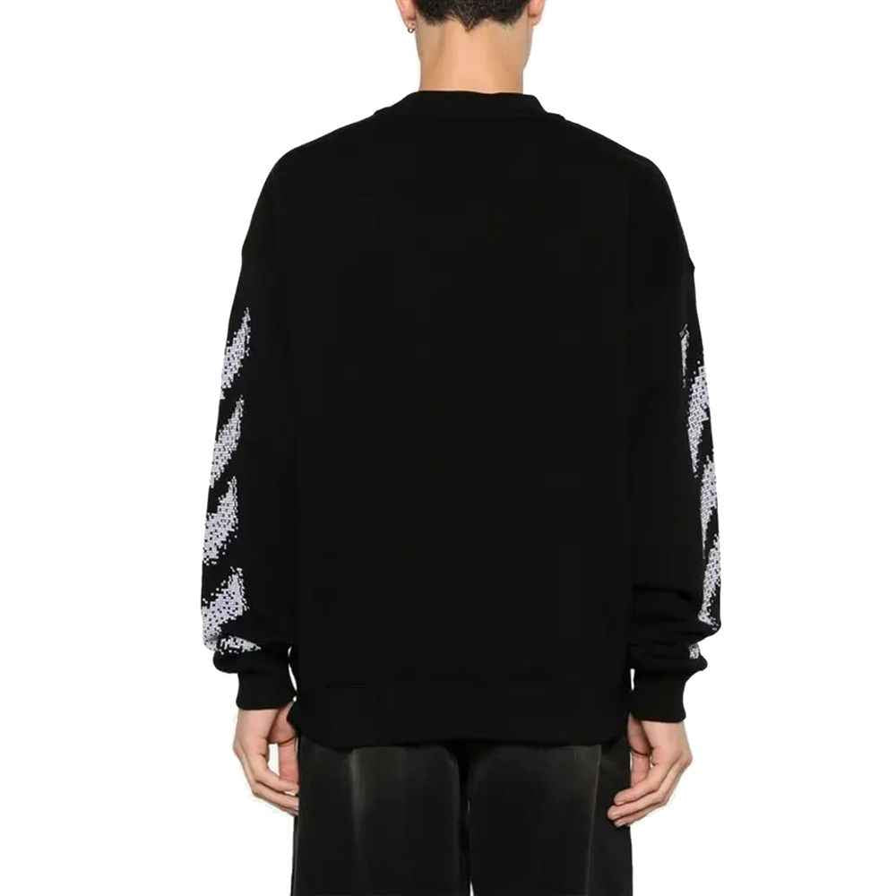 Off-White Off White Pixel Diag Sweatshirt