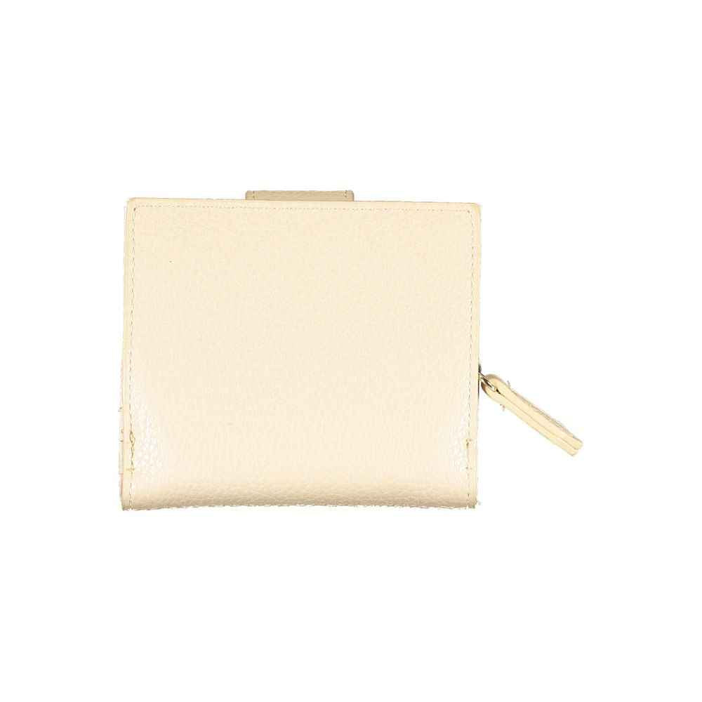 Mario Valentino Beige Polyethylene Wallet