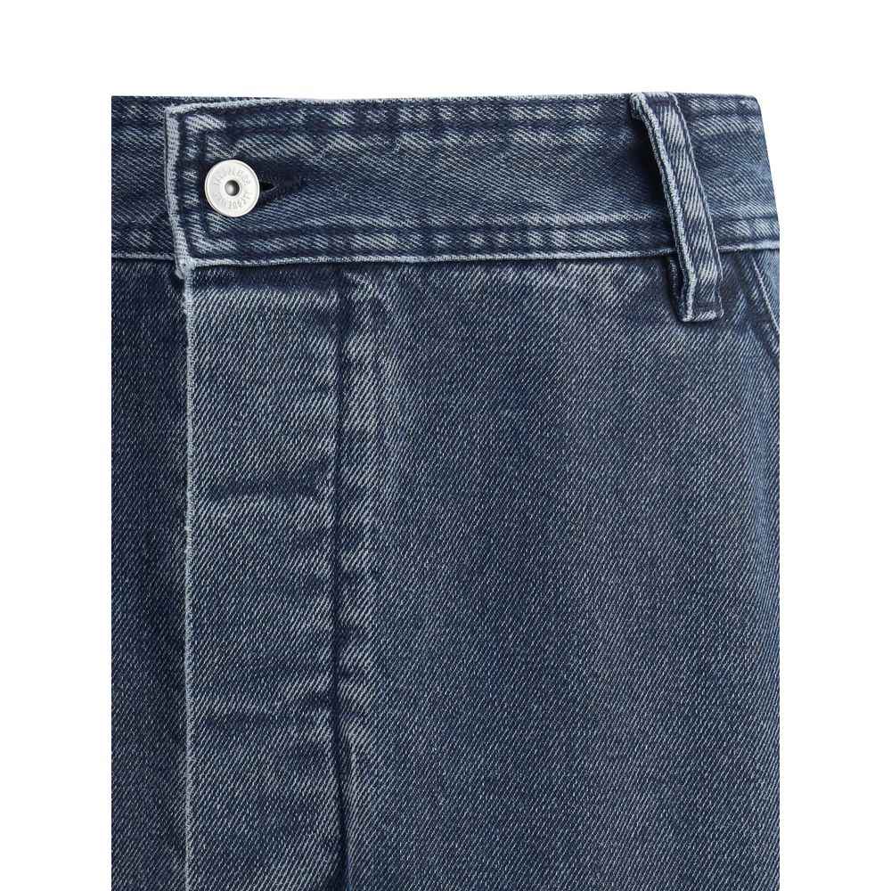 Jacquemus Blue Cotton Jeans Denim