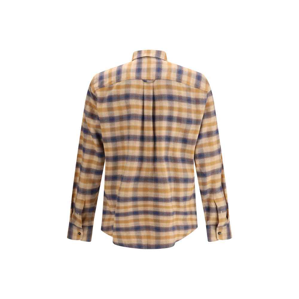 Brioni Multicolor Denim Shirt