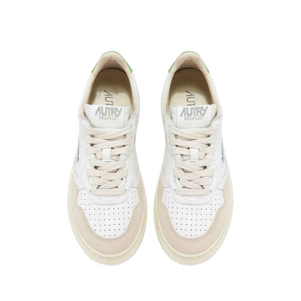Autry White Leather Sneakers