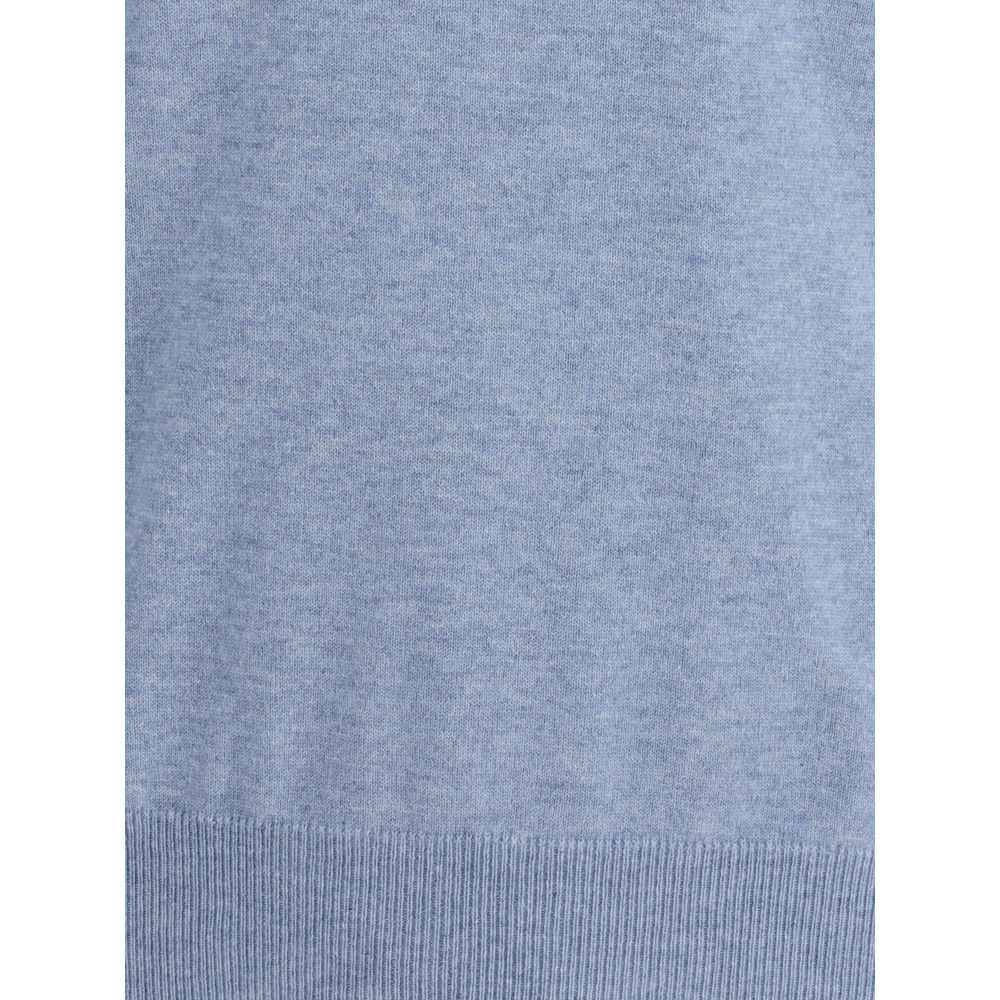 Brunello Cucinelli Light Blue Cashmere Cashmere Sweater