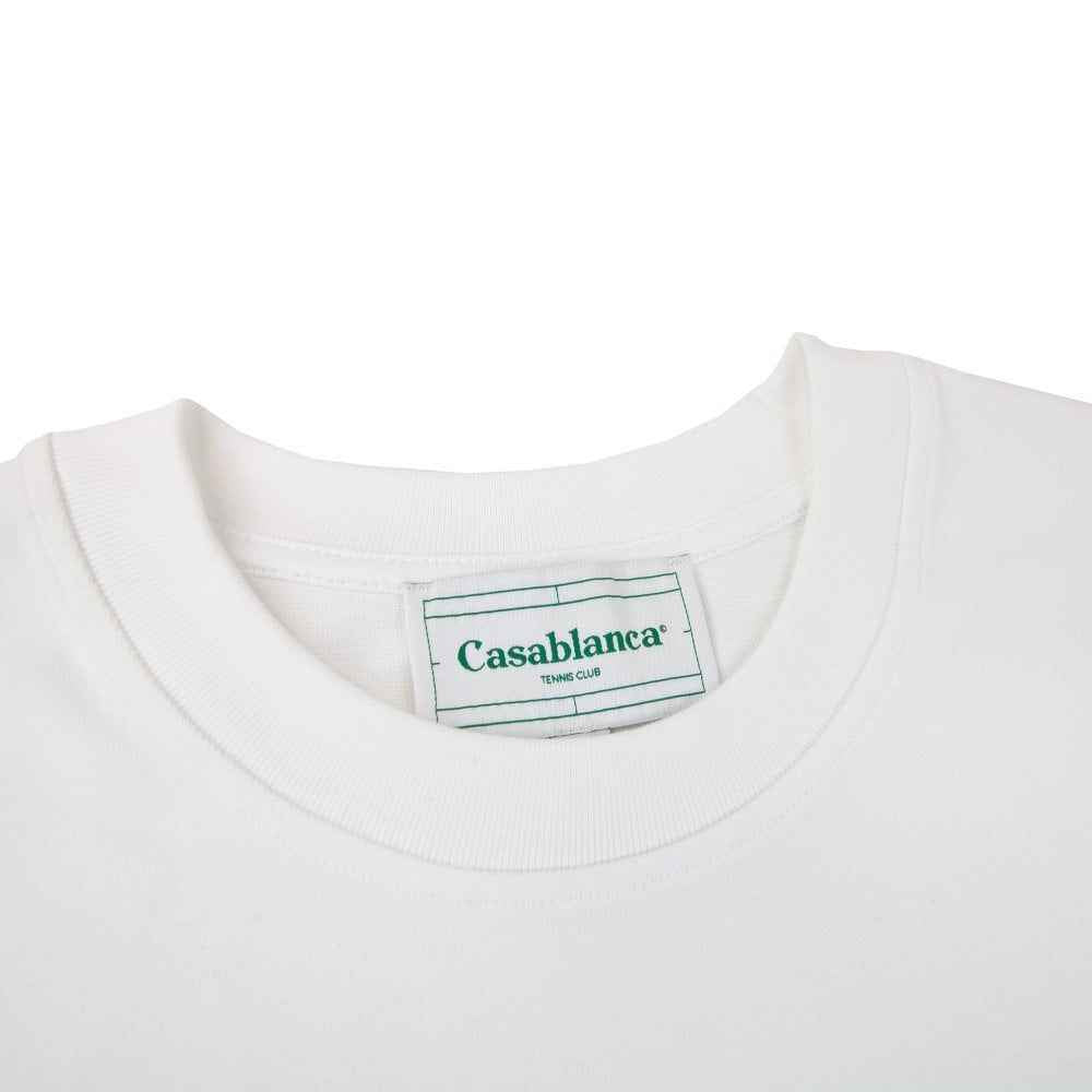 Casablanca White Cotton T-Shirt